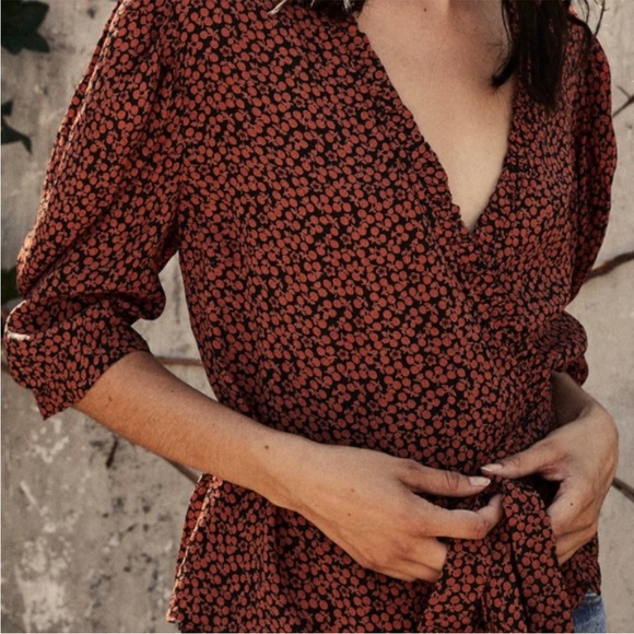 Doen | Cherry Print Amaranta Top | M - Picture 3 of 6
